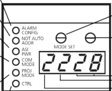 IFM AC1005 - Eléments de service et d'indication - 1