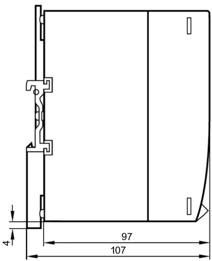 IFM AC1309 - Schéma d'encombrement - 2