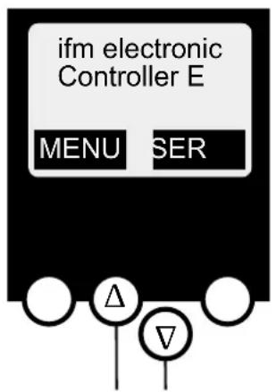 IFM AC1309 - Menu overview - 2