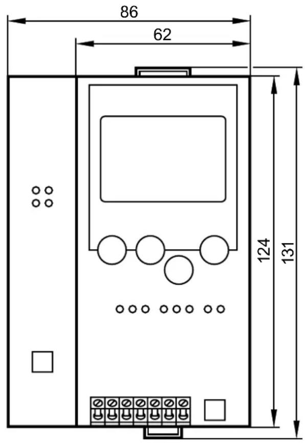 IFM AC1309 - Schéma d'encombrement - 1