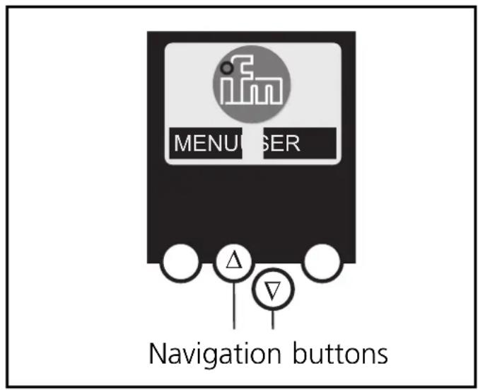 IFM AC1346 - Menu overview - 2