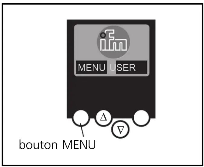 IFM AC1027 - Aperçu du menu - 1