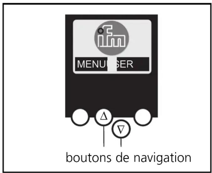 IFM AC1345 - Aperçu du menu - 2