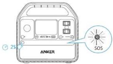 Anker PowerHouse 522 - Mode lampe de poche - 1