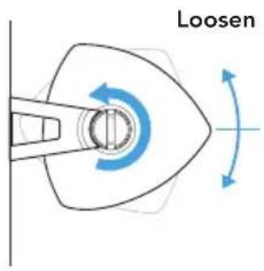 DEFINITIVE TECHNOLOGY Dymension Outdoor AW-650 - Adjusting the Bracket - 1
