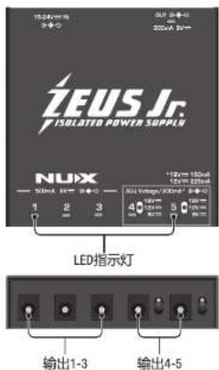 NUX Zeus Jr. - 前面板 - 1