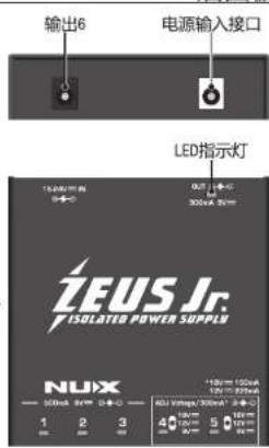 NUX Zeus Jr. - LED指示灯 - 1