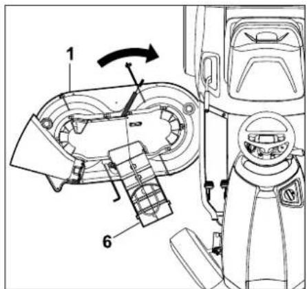 STIHL RT 4097 SX - Mähwerk einschieben: - 1