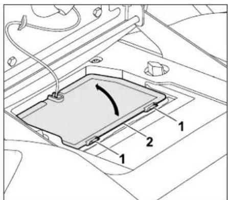 STIHL RT 4097 SX - Compartiment batterie - 1