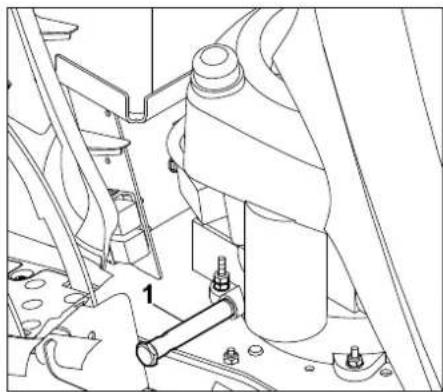 STIHL RT 4097 SX - Vidange de l'huile moteur : - 1