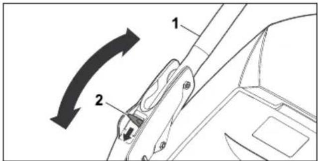 STIHL RMA 239.1 C - Adjusting the Handlebar - 1