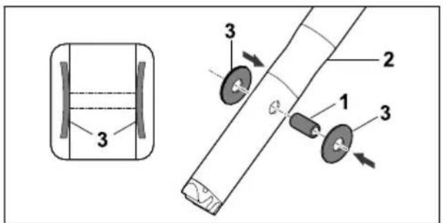 STIHL RMA 239.1 C - Attaching the Handlebar - 1