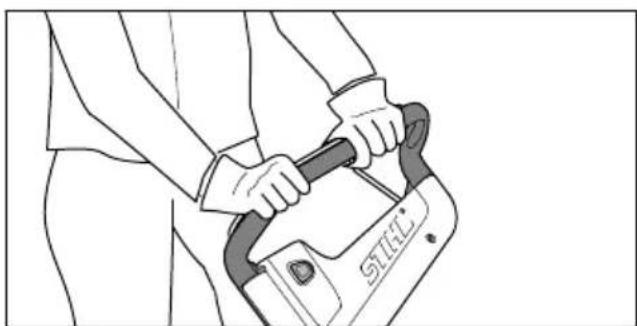 STIHL RMA 239.1 C - Impugnatura e guida del tosaerba - 1