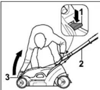STIHL RMA 239.1 C - Rasenmacher aufstellen - 1