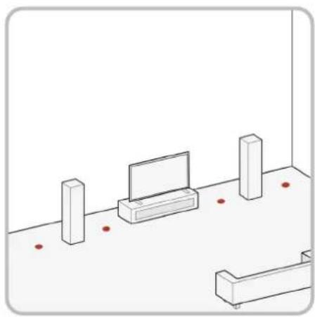 POLK Signature Elite ES8 - Positionner le caisson de graves - 1