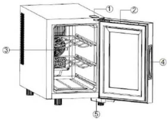 NewAir NWC06TBK00 - PARTS LIST - 1
