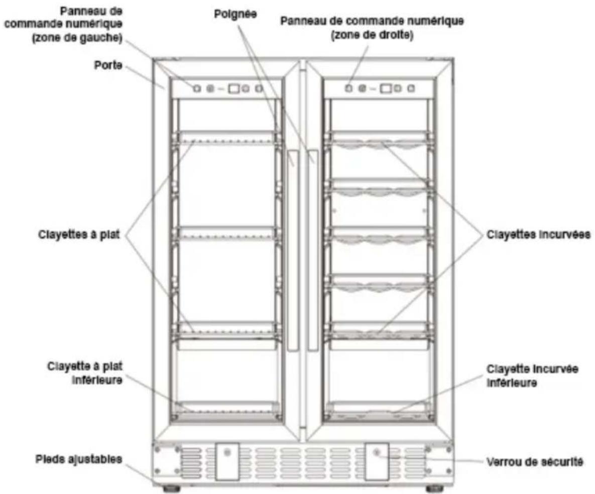 NewAir AWB-360DB - LISTE DES PIÈCES - 1