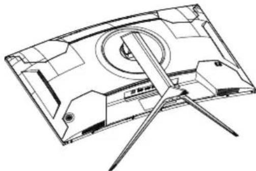 LC-Power M27QC - Installation de la base : - 2