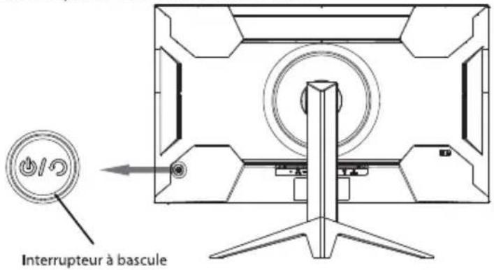 LC-Power M27QC - Interrupteur à bascule / menu OSD - 1