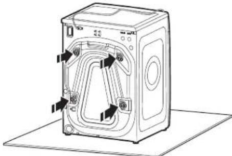 MAYTAG MFW7020RF - Localiser les boulons de transport - 1