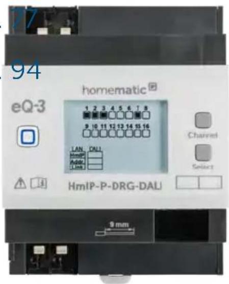 Homematic IP HmIP-P-DRG-DALI - Installations- und Bedienungsanleitung - 1