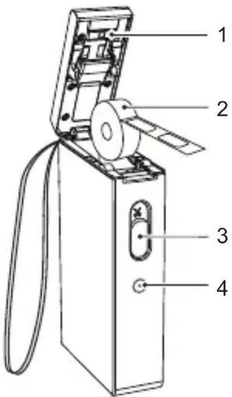 OLYMPIA P22 - Etikettenrolle einlegen - 3