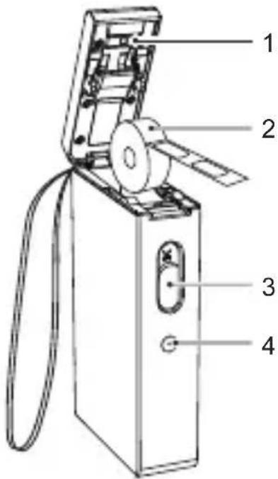 OLYMPIA P22 - Insérer le rouleau d'étiquettes - 3