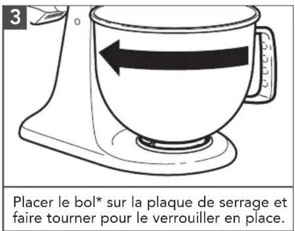 KITCHENAID KSM195 - GUIDE DE COMMANDE DE VITESSE - 2
