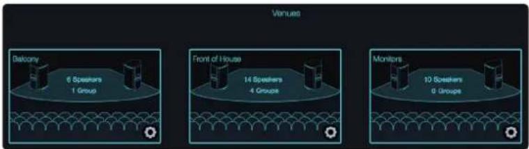 PRESONUS Worx Control - Chargement, édition et suppression de presets Venue - 1