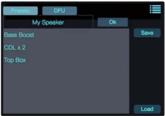 PRESONUS Worx Control - Sauvegarde et chargement de presets d'égaliseur - 1