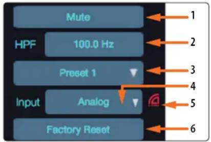 PRESONUS Worx Control - Commandes globales du groupe - 1