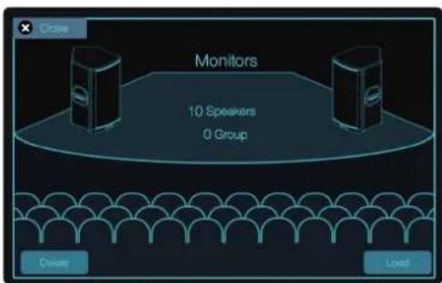 PRESONUS Worx Control - Chargement, édition et suppression de presets Venue - 3