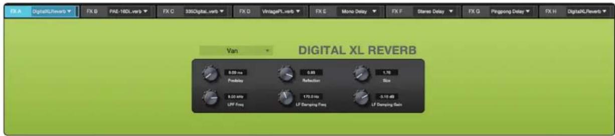 PRESONUS UC Surface - Édition des effets - 3
