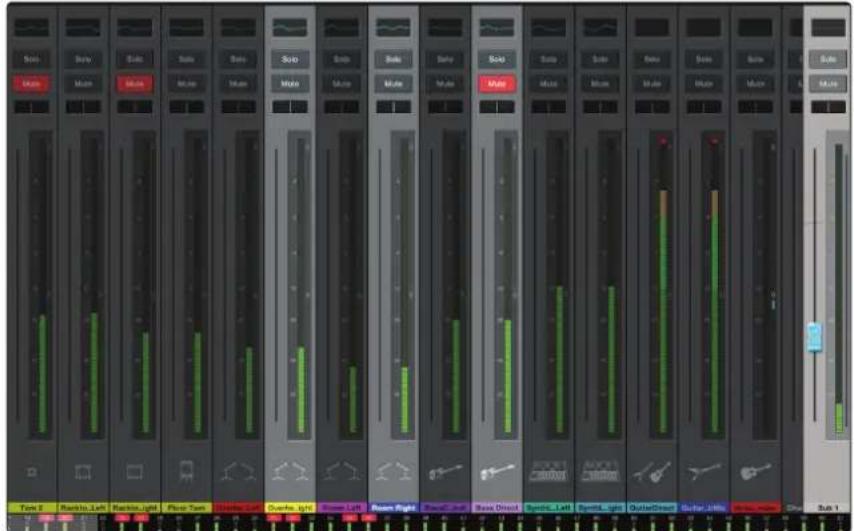 PRESONUS UC Surface - Détails des mixages de sous-groupe - 3