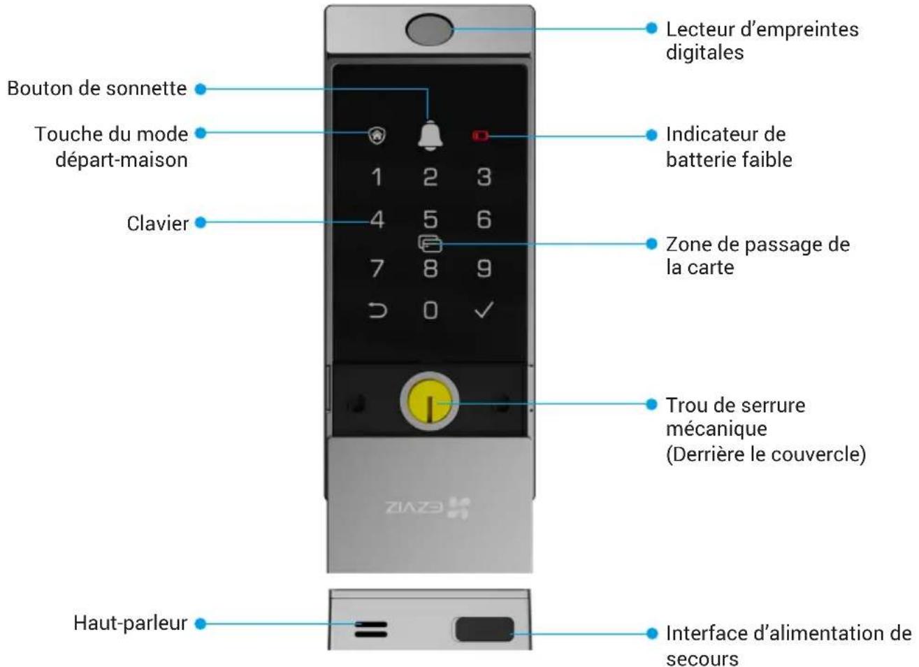 EZVIZ DL04 - Face avant - 1