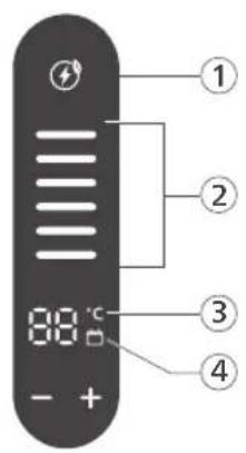PHILIPS PerfectDraft HD3760 - LCD-Display (nur HD3770) - 1