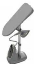 PHILIPS AIS8530 - Sådan skiftes strygebrættet fra lodret til skrå position - 4
