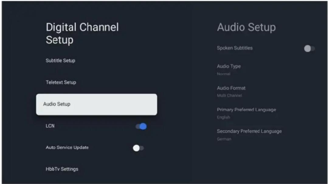 THOMSON 50UG5C14 - Configuration audio - 1