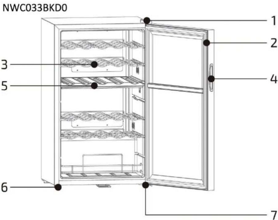 NewAir NWC034BK00 - NWC016BK00 - 5