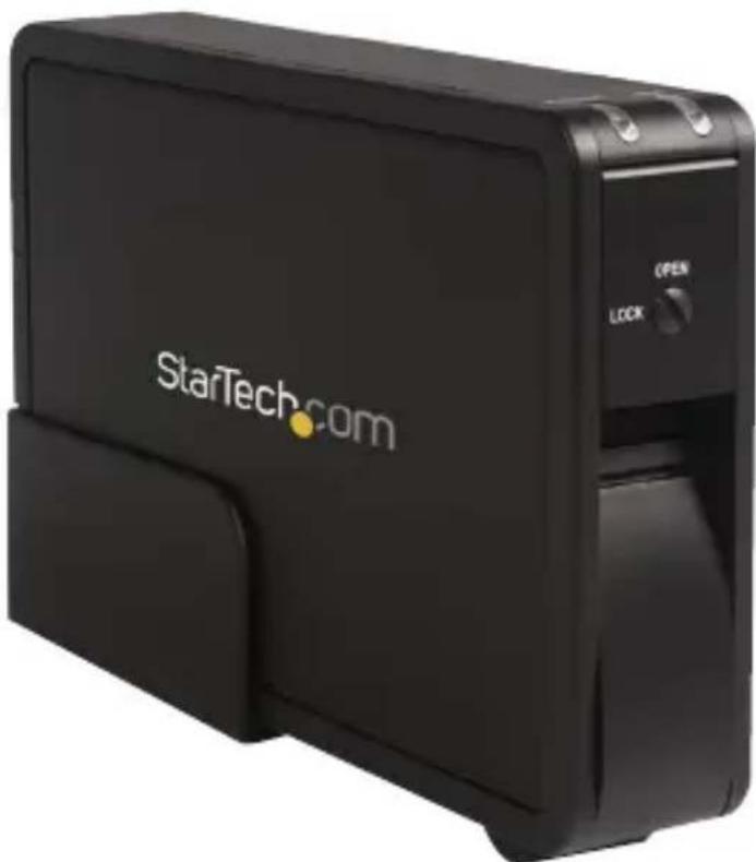 StarTech.com SAT3510BUEEU - Boitier pour Disque Dur SATA Amovible eSATA/USB 2.0 3.5" - 1