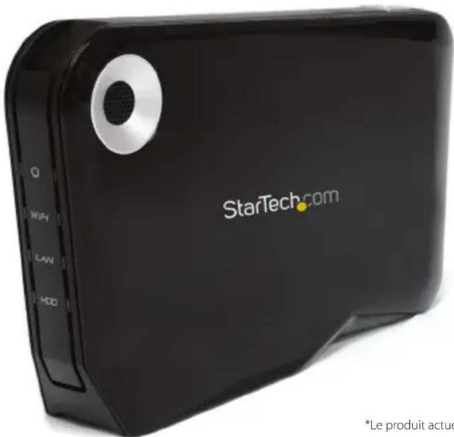 StarTech.com S2510U2WUKEU - Boitier pour Disque Dur WiFi/USB 2.0 vers SATA 2.5" - 1