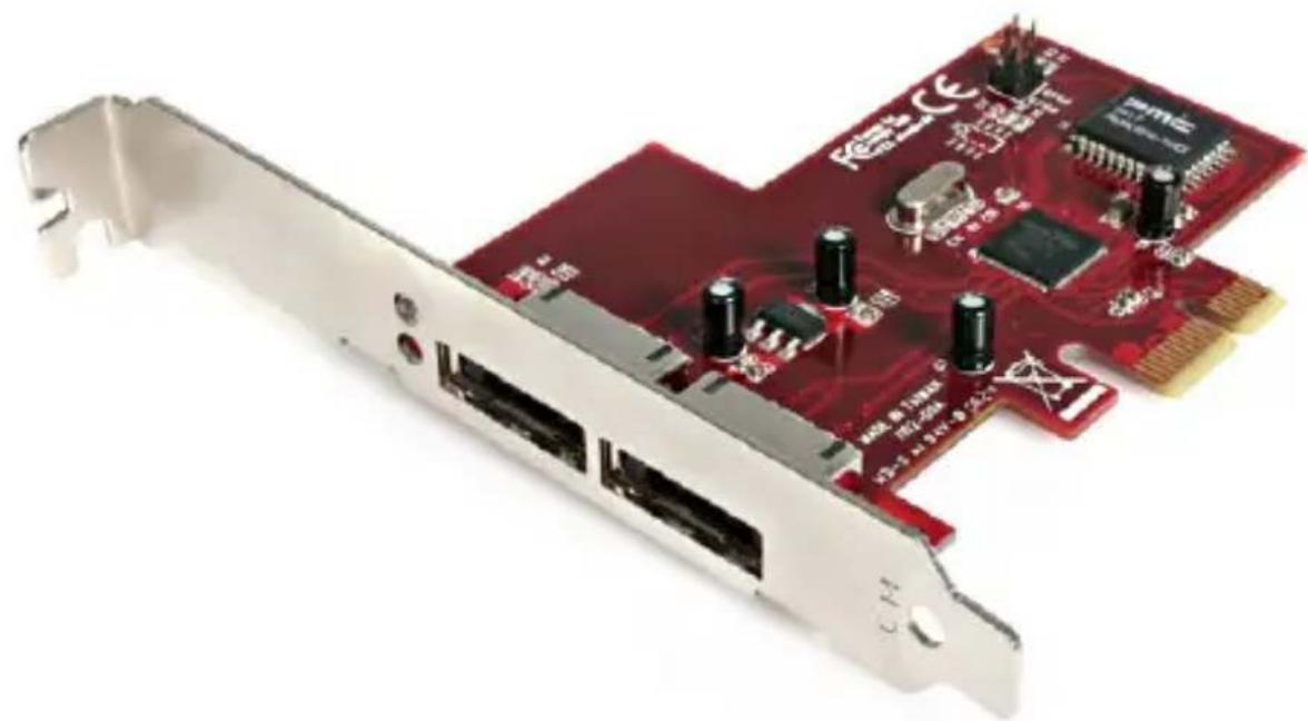 StarTech.com PEXESATA2 - Carte Contrôleur eSATA PCI Express à 2 Ports - 1
