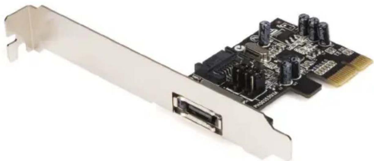 StarTech.com PEXESATA1 - Carte Contrôleur eSATA PCI Express 1 Port - 1