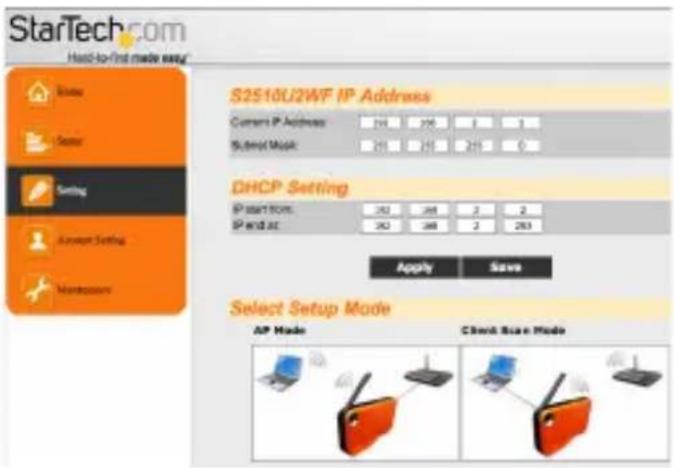 StarTech.com S2510U2WF - Paramètres - 1