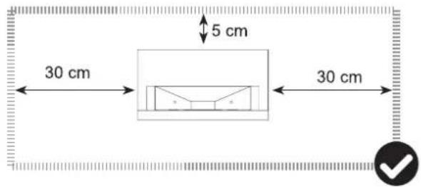 30 cm 5 cm 30 cm
