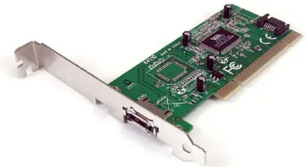 StarTech.com PCIESATA2I - Carte Adaptateur PCI à 2 Ports SATA - 1