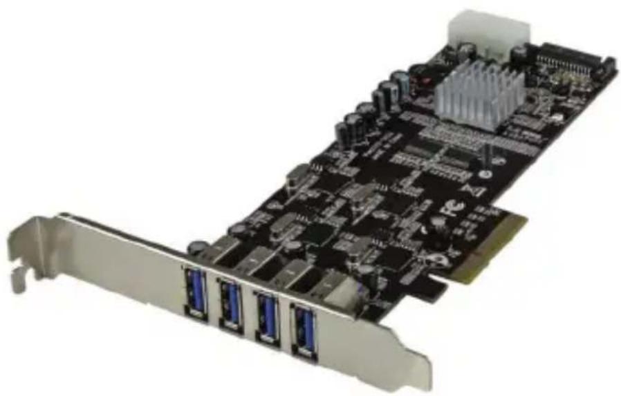 StarTech.com PEXUSB3S44V - 4ボーツPCI Express USB 3.0カーリド(4つの専用チフングル付き)-UASP-SATA/LP4電源 - 1