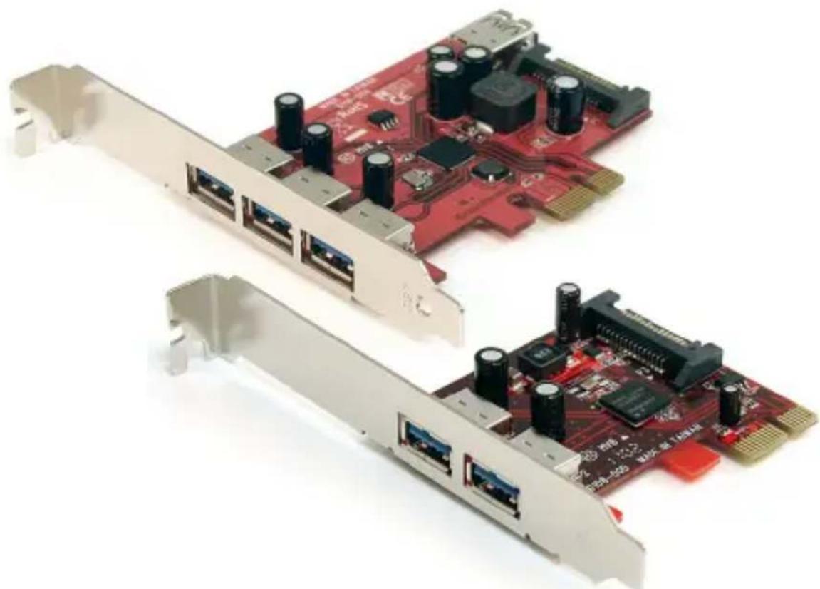 StarTech.com PEXUSB3S22 - Carte PCI Express USB 3.0 à 2 Ports/4 Ports avec Alimentation SATA - 1