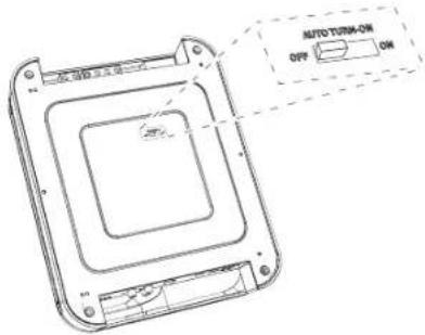AUTO TURN-ON OFF ON