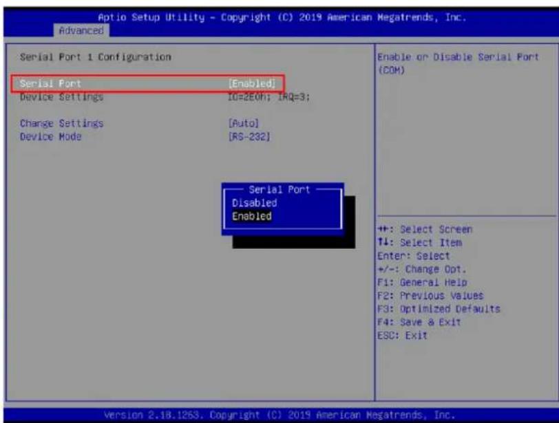 Advantech AMAX-5410-A - 串行端口配置 - 2